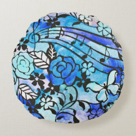 Cojín Redondo Los días felices aquí de nuevo