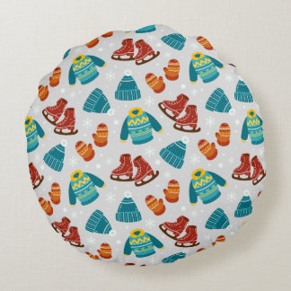 Cojín Redondo Los días fríos son agradables