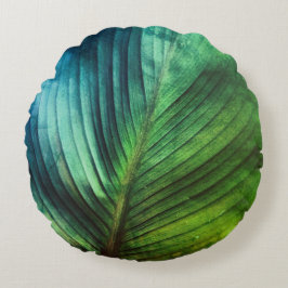 Cojín Redondo Los diferentes tonos verdes