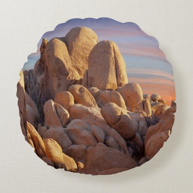 Cojín Redondo Los E.E.U.U., California, parque nacional de la (Anverso)