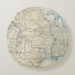 Cojín Redondo Los E.E.U.U. diciembre de 1860