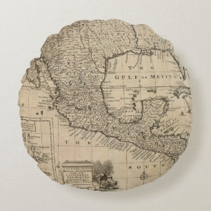 Cojín Redondo Los E.E.U.U. y México