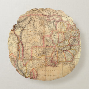 Cojín Redondo Los Estados Unidos de América 12
