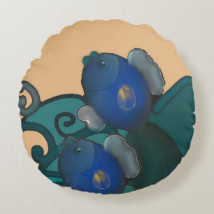 Cojín Redondo Los peces ascendentes
