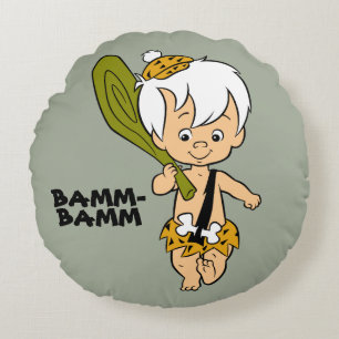 Cojín Redondo Los Picapiedra   Escombros Bamm-Bamm