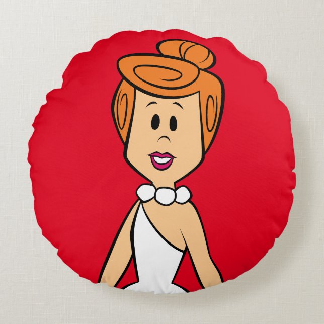 Cojín Redondo Los Picapiedra | Wilma Flintstone (Anverso)