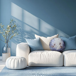 Cojín Redondo Los retoños en el crepúsculo