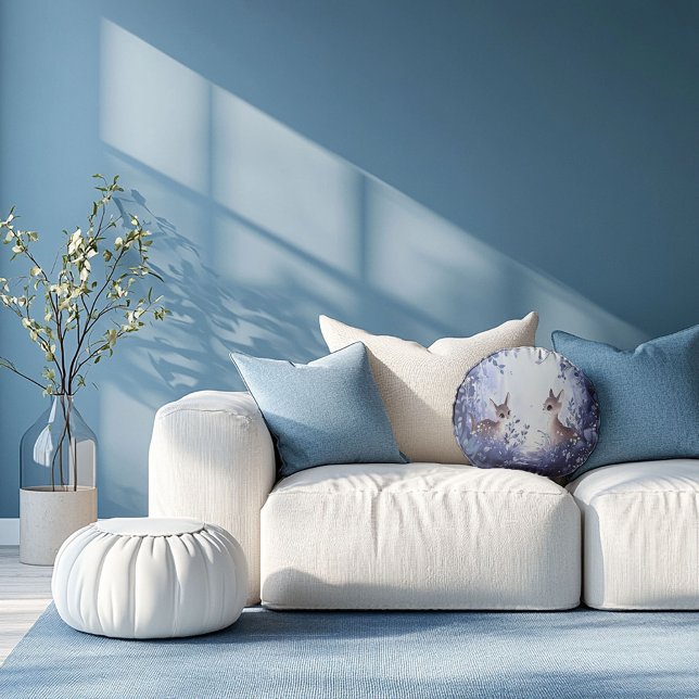 Cojín Redondo Los retoños en el crepúsculo (Subido por el creador)