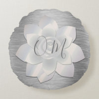 Loto elegante plateado OM