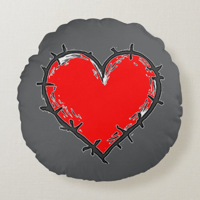 Cojín Redondo Love is (Anverso)