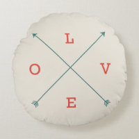 Love Modern Arrow Typography Art Minimalista