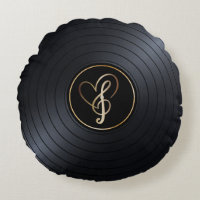 Love Music Notes Vinyl Record