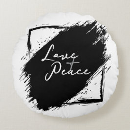Cojín Redondo Love & Peace