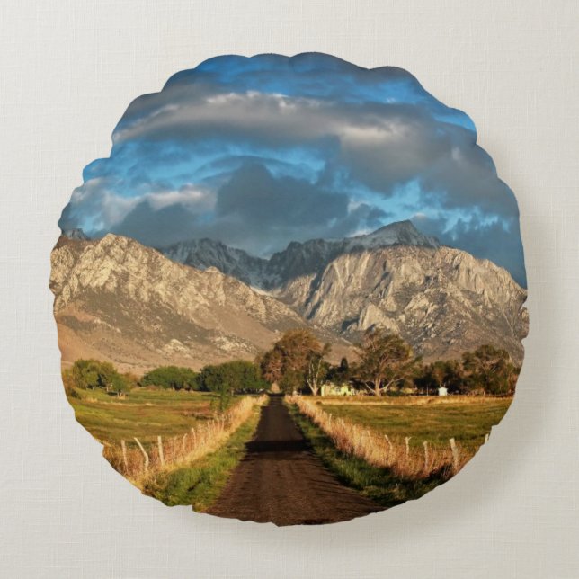 Cojín Redondo Lubken Canyon Road (Anverso)