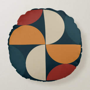 Cojín Redondo Luciérnaga moderna de cobre de mediados de siglo