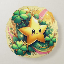 Cojín Redondo Lucky Star Round Pillow