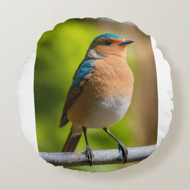 Cojín Redondo Luh Fit Bird (Anverso)