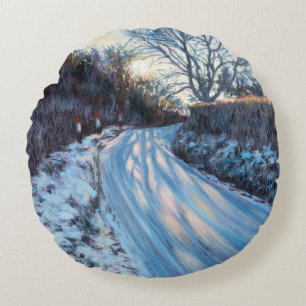 Cojín Redondo Luz del invierno