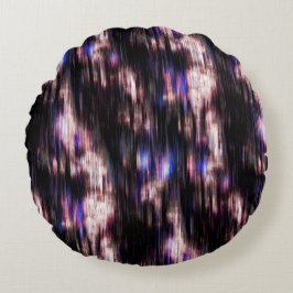 Cojín Redondo ¿Madera cepillada con manchas de neón?