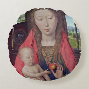 Cojín Redondo Madonna y niño 2 3