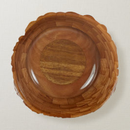 COJÍN REDONDO MAHOGANY SEGMENTS BOWL