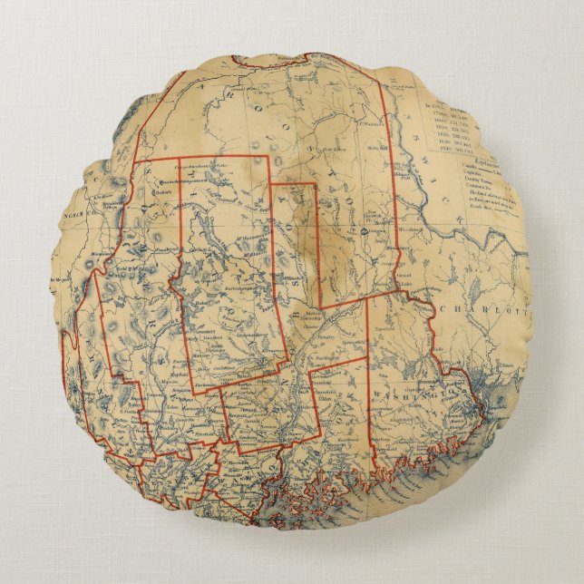 Cojín Redondo Maine 18 (Anverso)