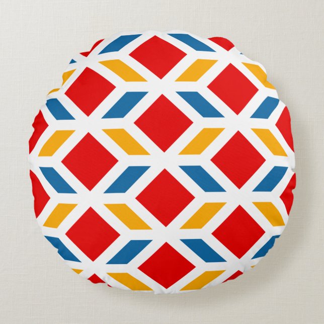 Cojín Redondo Malaga street walls 2 (Anverso)