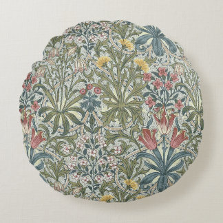Cojín Redondo Malezas del bosque de William Morris