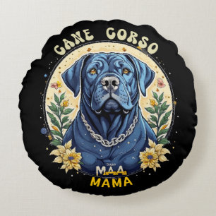 Cojín Redondo Mamá Cane Corso