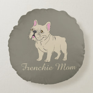 Cojín Redondo Mamá Frenchie