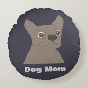Cojín Redondo Mamá Perro