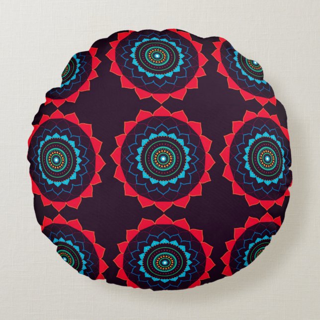 Cojín Redondo Mandala Cushion (Anverso)