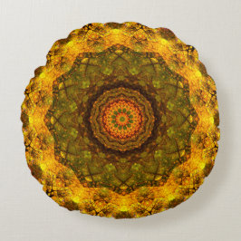 Cojín Redondo Mandala de la meditación