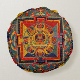 Cojín Redondo Mandala decorativa