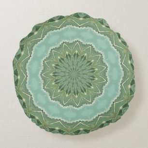 Cojín Redondo Mandalas Suculentas