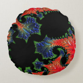 Cojín Redondo Mandelbrot Garden Round Cushion
