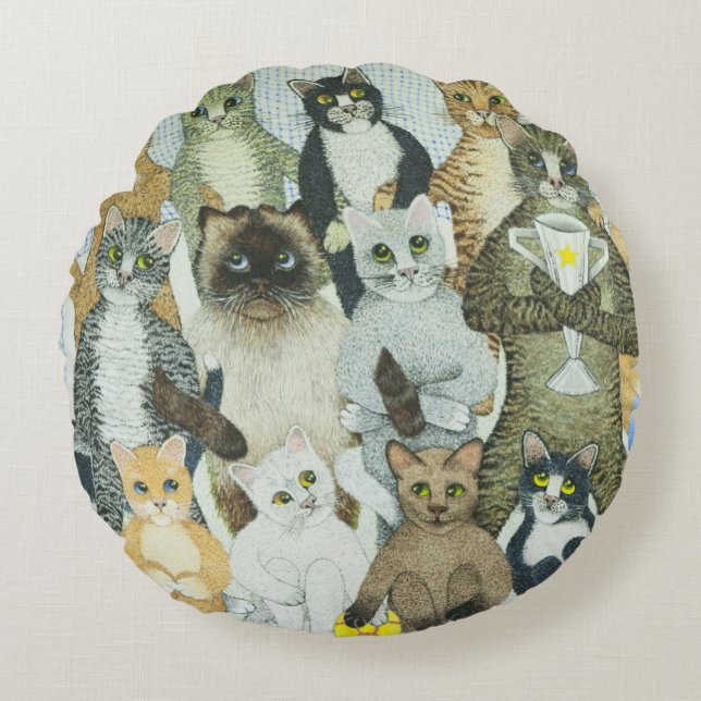 Cojín Redondo Maneras que ganan (Anverso)