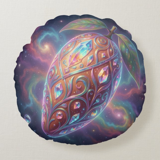 Cojín Redondo Mango – Tropische Frucht voller Geschmack´3 (Anverso)