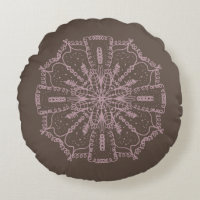 Mano bohemiana dibuja marrón y Rubor rosado