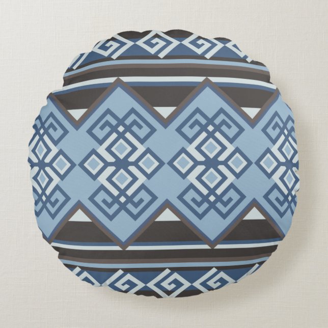 Cojín Redondo Manto Andino (Anverso)