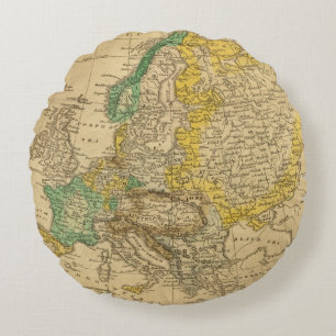 Cojín Redondo Mapa de Europa por Worcester