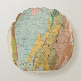 Cojín Redondo Mapa geológico de New Hampshire 2