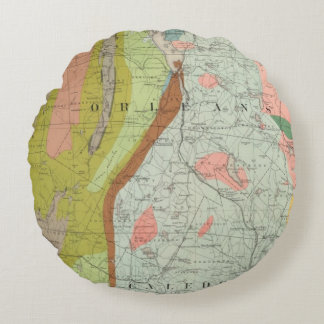 Cojín Redondo Mapa geológico de New Hampshire 3