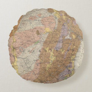 Cojín Redondo Mapa geológico de New Hampshire 4