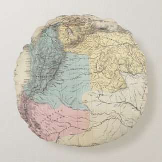 Cojín Redondo Mapas militares históricos de Venezuela