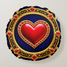 Marco de Corazón Dorado Lujoso