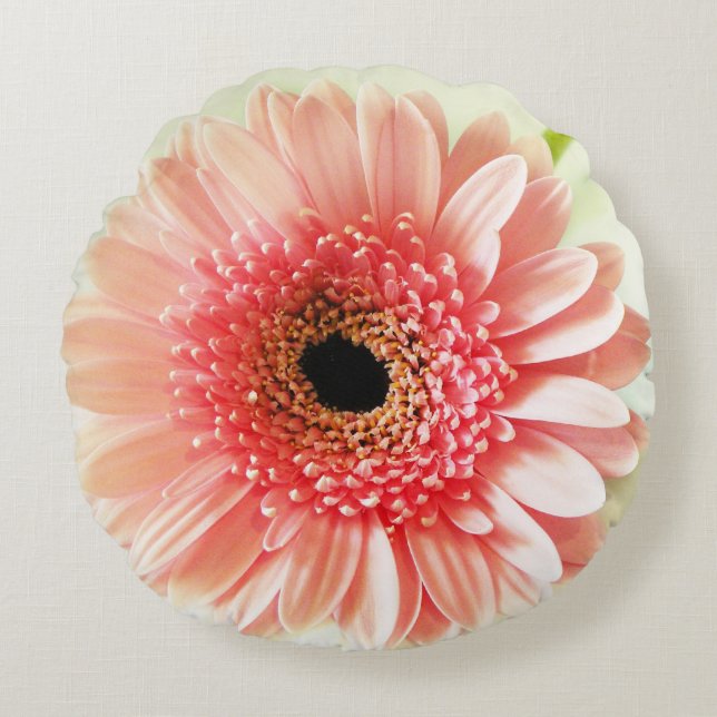 Cojín Redondo Margarita de Gerbera (Anverso)