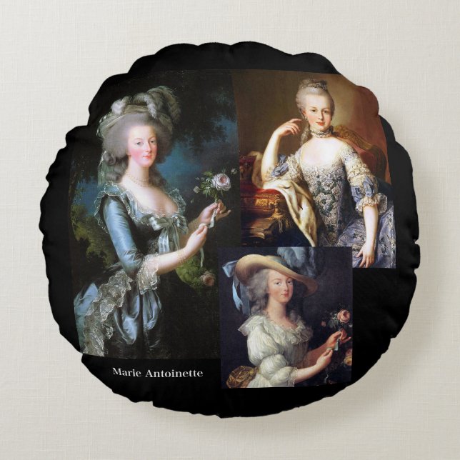 Cojín Redondo Marie Antoinette (Anverso)