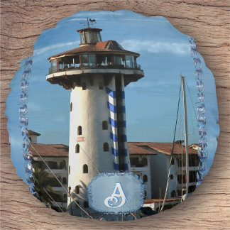 Cojín Redondo Marina Vallarta 0948