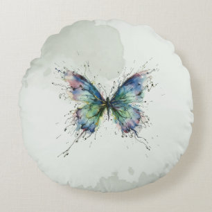 Cojín Redondo Mariposa